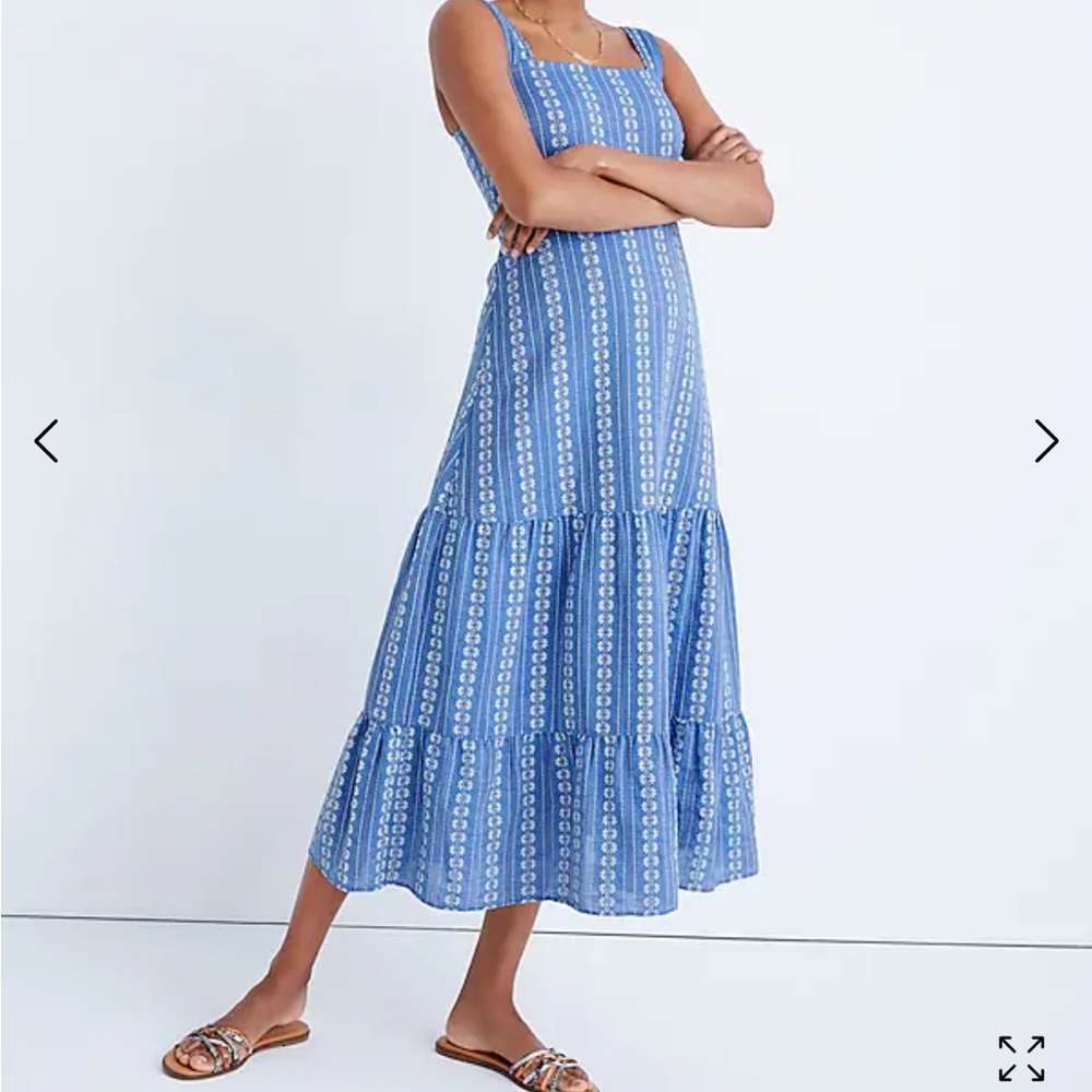 Madewell Tiered Midi Dress